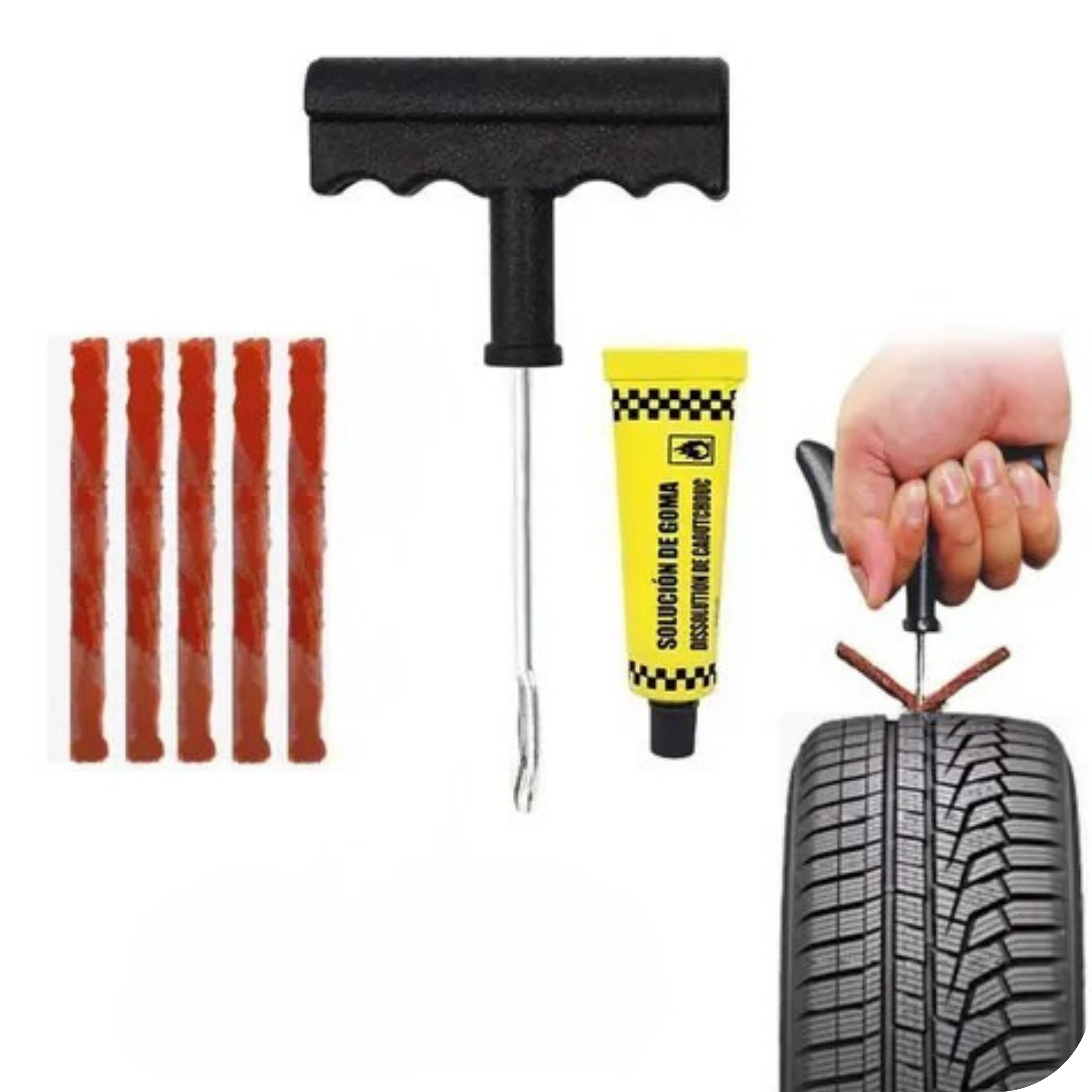 Kit Completo para Reparación de Neumáticos | TireFix