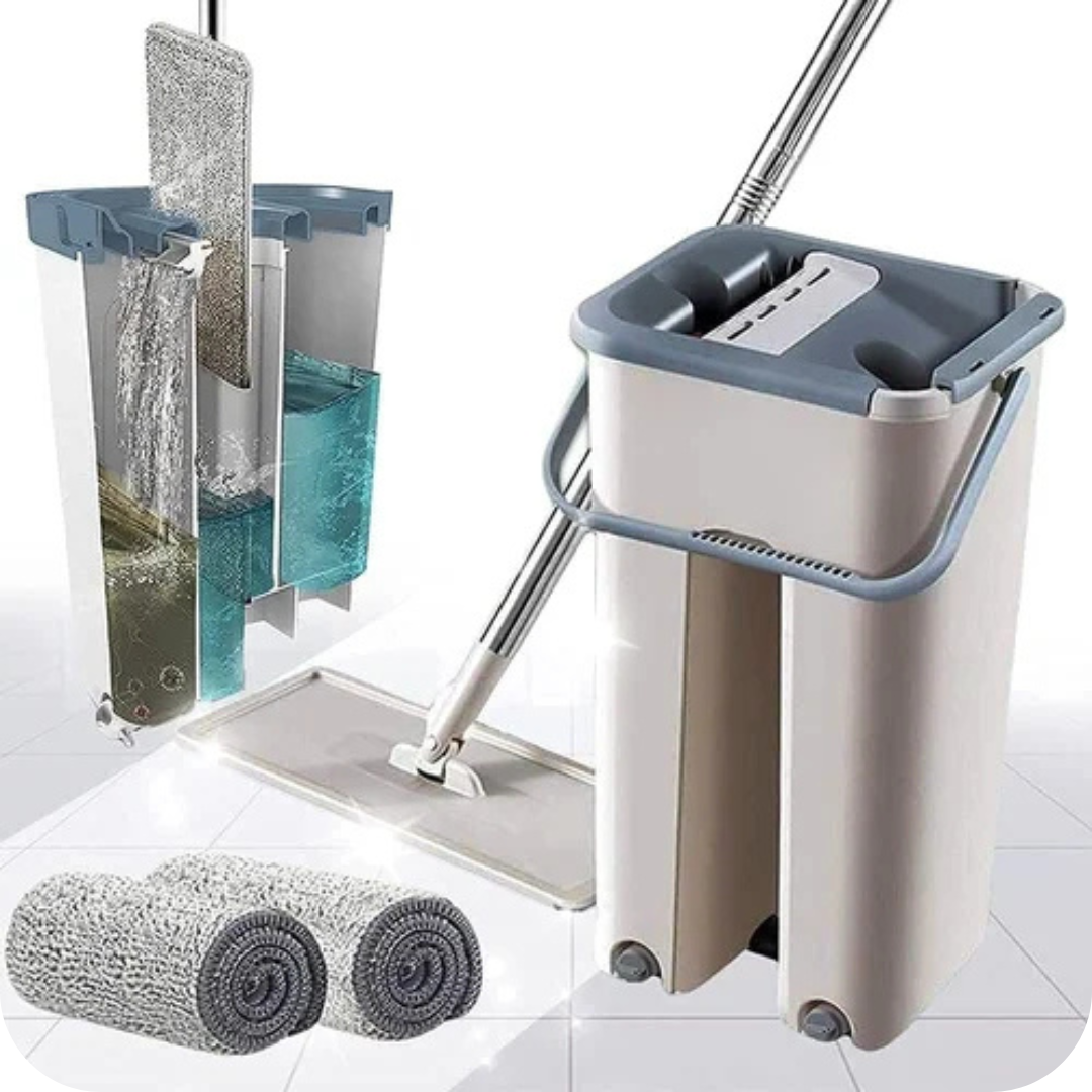 Trapeador y Exprimidor con Balde 360° | CleanSpin