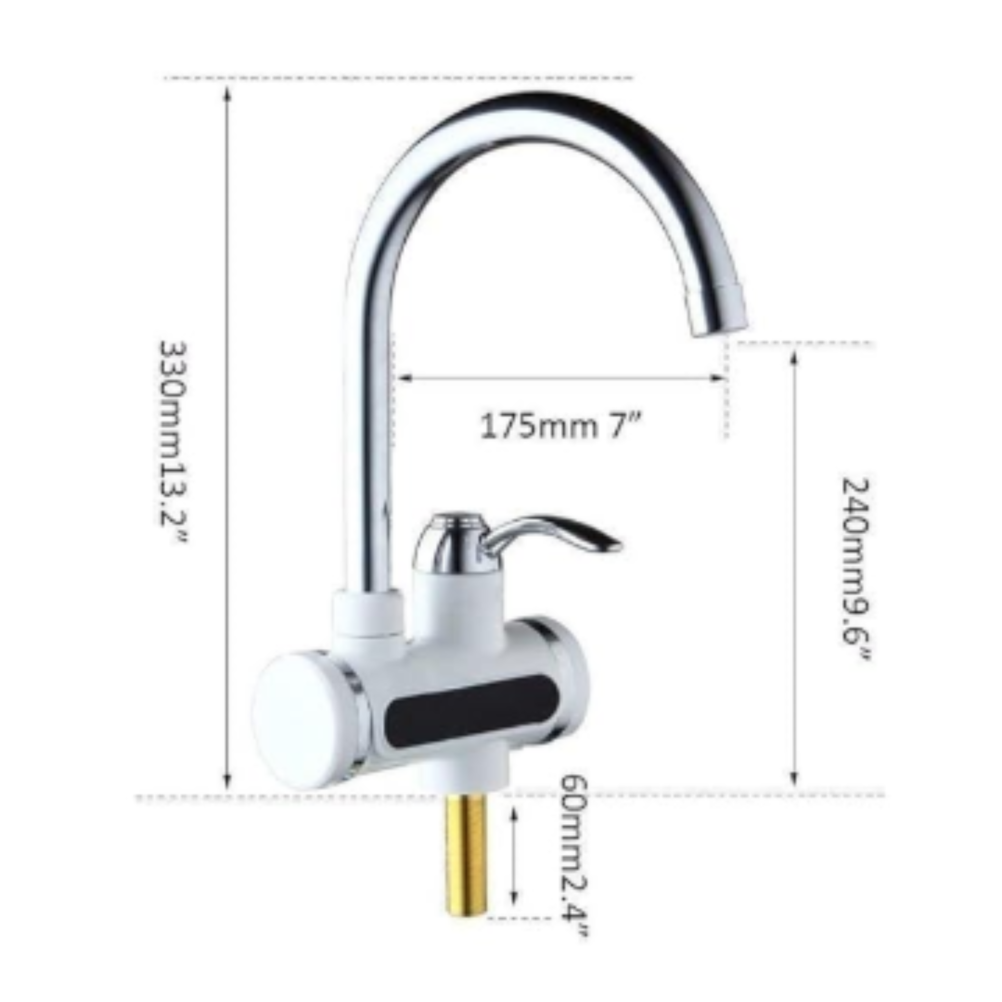 Grifo Eléctrico Calefactable Instantáneo | HotTap®