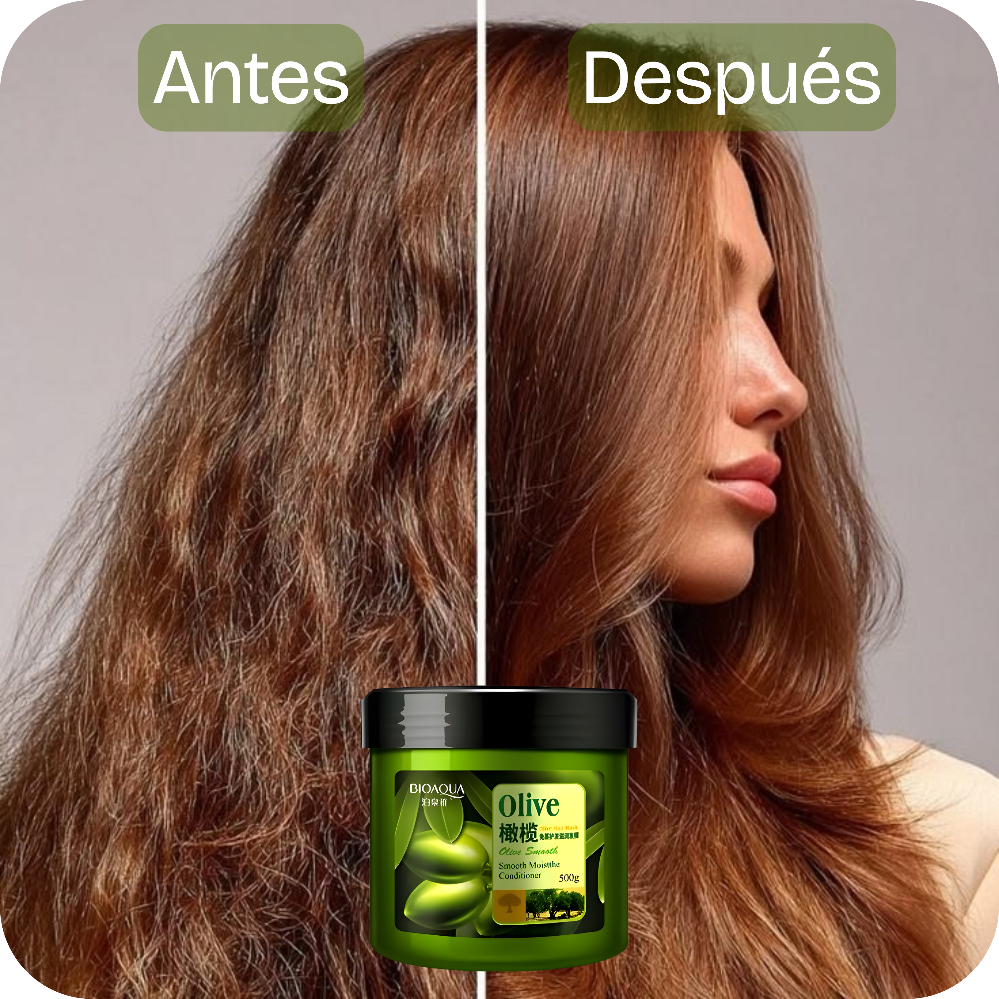 Mascarilla Capilar de Oliva para Cabello Seco | BIOAQUA