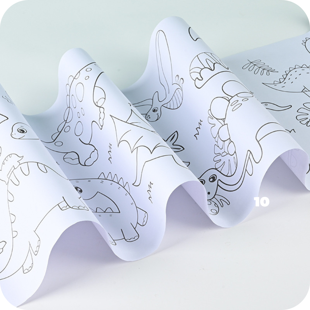 Papel para Colorear en Rollo | DrawFun®