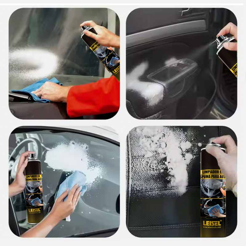 Limpiador en Espuma para Auto 500ml | Leisel