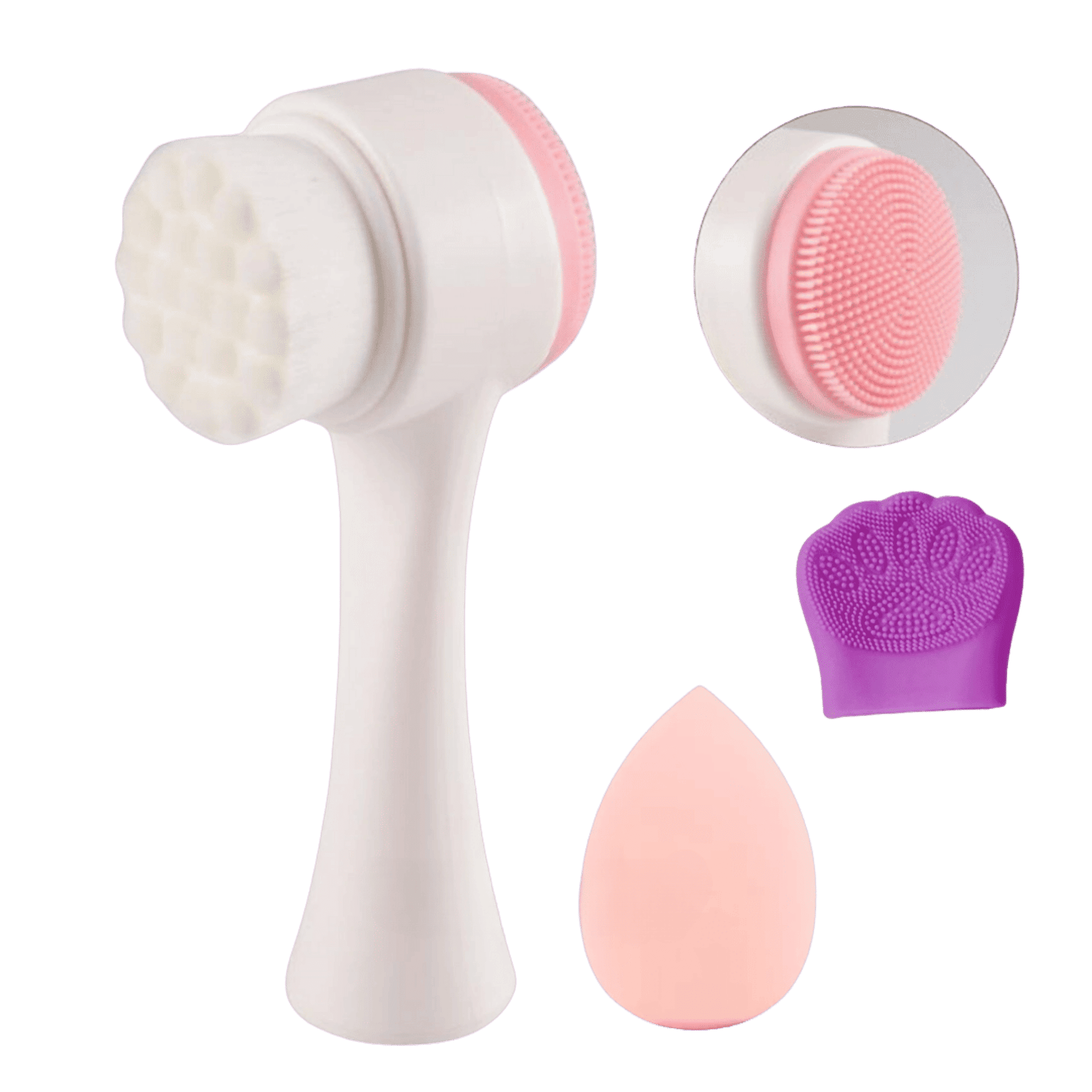 Kit de Exfoliación + Esponja de Maquillaje | Clean Skin 3 en 1®