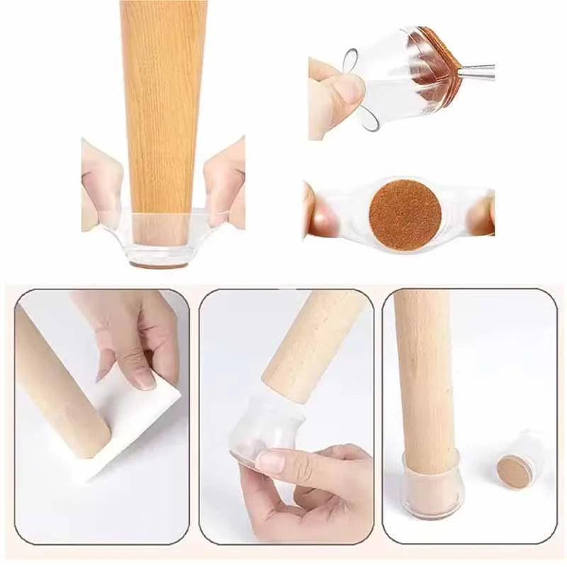 Pack de 16 Protectores de Silicona para Sillas | Milhome