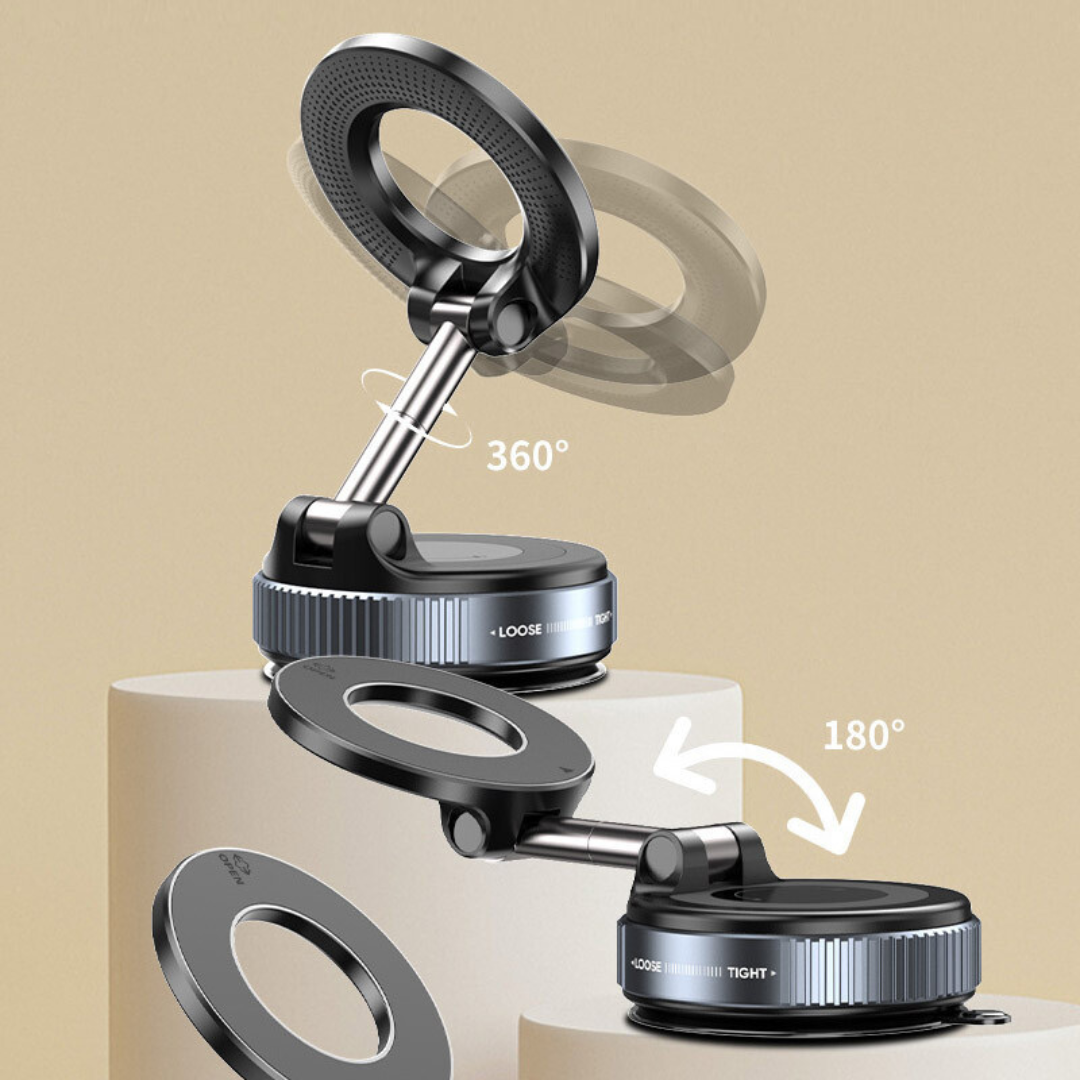 Soporte Plegable para Celular con Succión 360° | VacuGrip