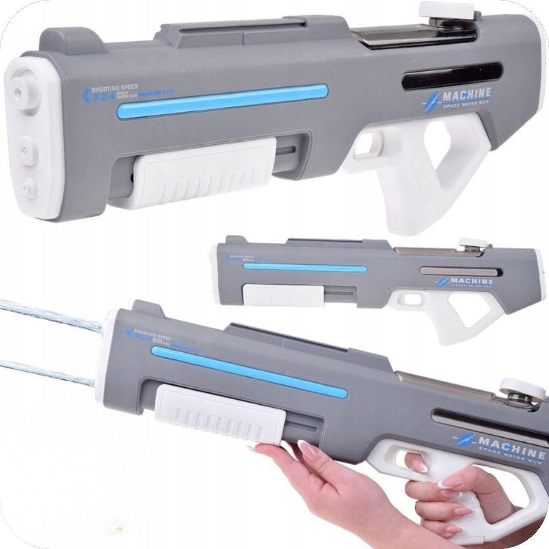 Pistola de Agua Eléctrica de Rociado Continuo | AquaBlaster