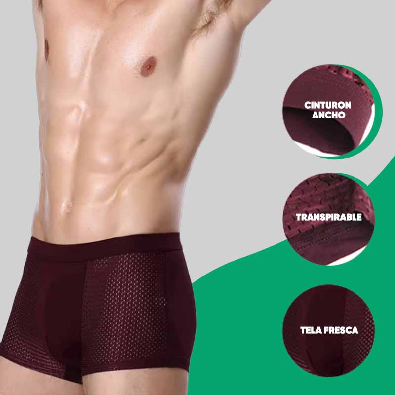 Pack de 4 Boxer de Fibra de Bambú  | BambooFlex