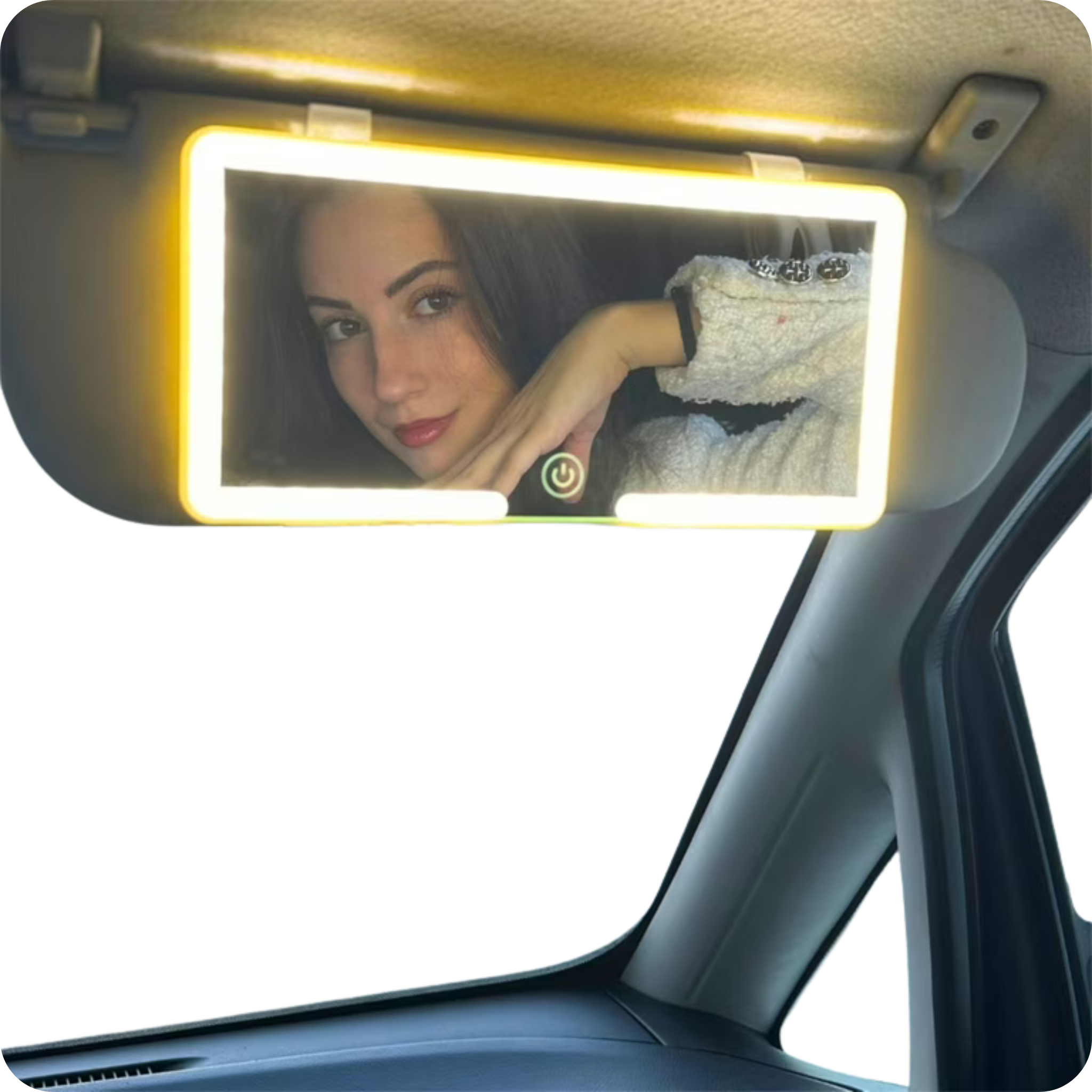 Espejo para Auto con Luz LED | LumiMirror®