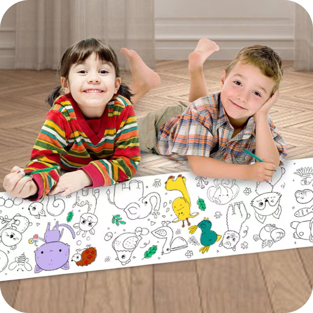 Papel para Colorear en Rollo | DrawFun®