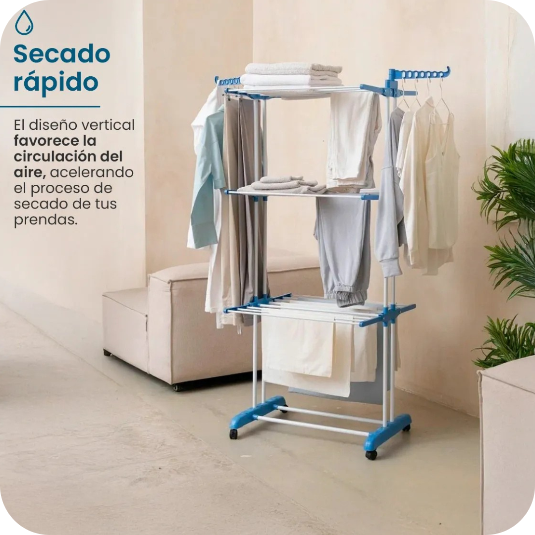 Tendedero Plegable para Ropa | Tender Vertical