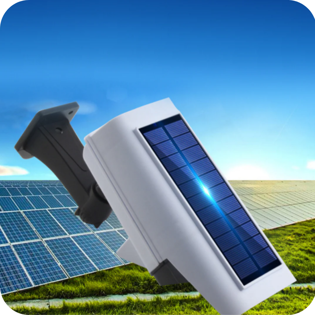 Luz Solar LED con Sensor y Efecto Cámara de Vigilancia | SecureLight Cam