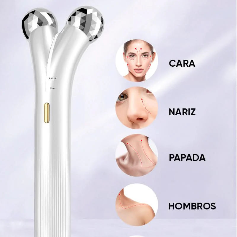 Rodillo FacialFlex Masajeador de Microcorriente | Blumin