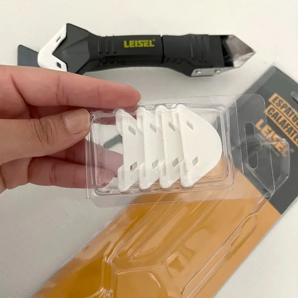 Espátula 5 en 1 para Colocar y Remover Calafateo | Leisel