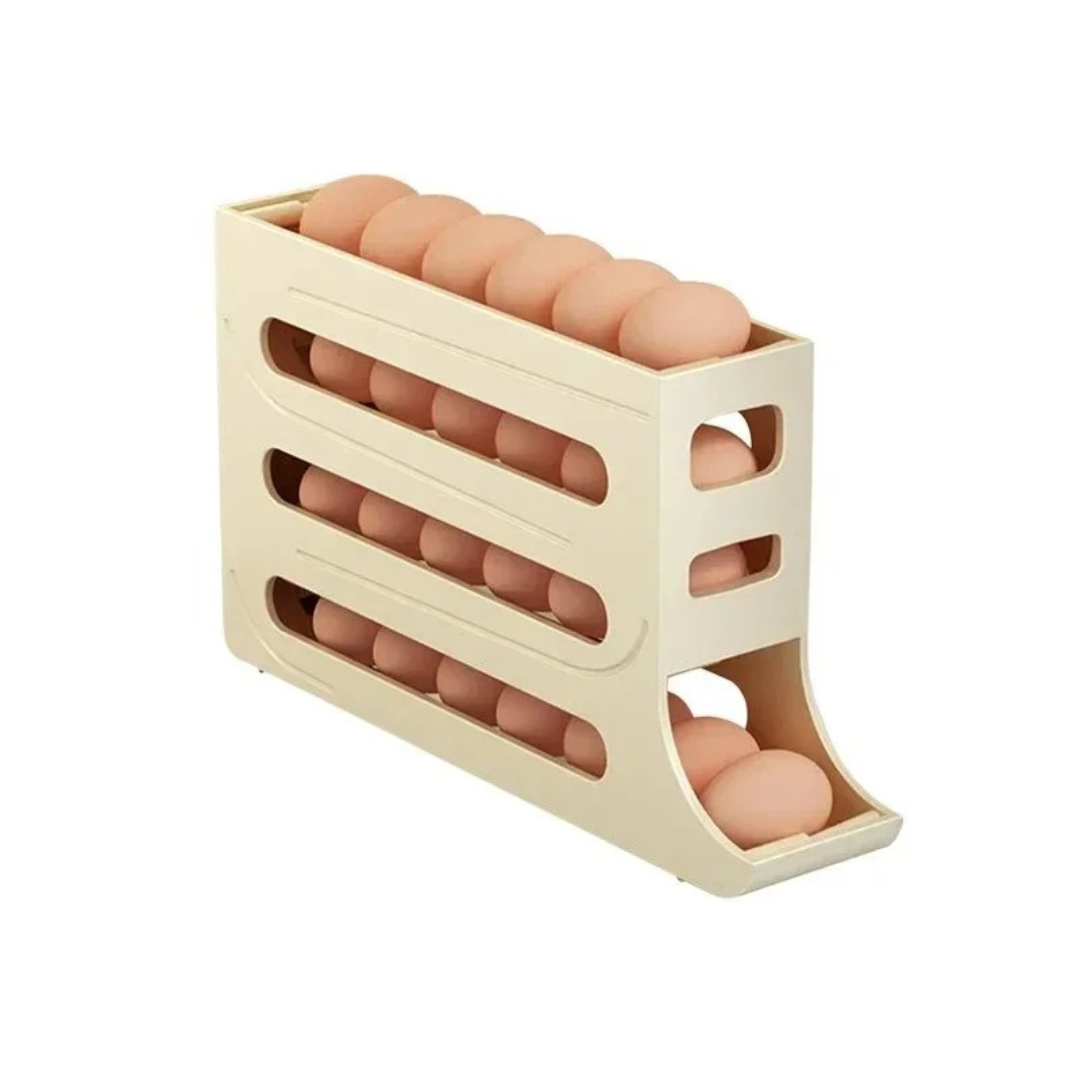 Dispensador de Huevos con Deslizamiento Automático | Egg Organizer