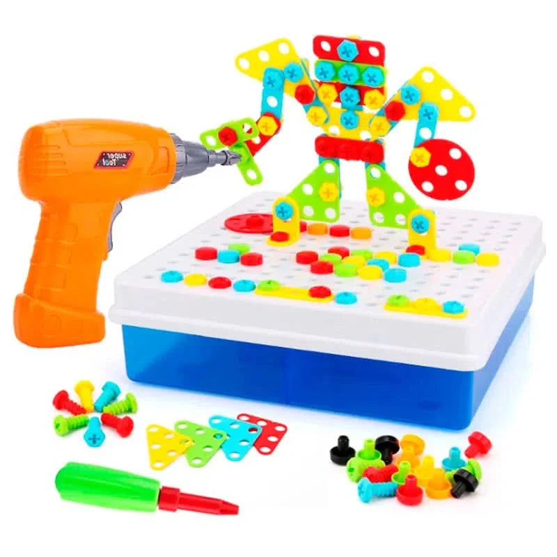 Set Creativo con Taladro y Tablero Didáctico | DrillArt