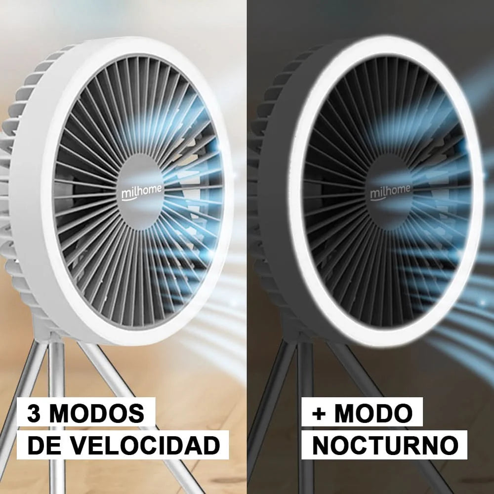 Ventilador Aeroflow Inalámbrico y Recargable | Milhome
