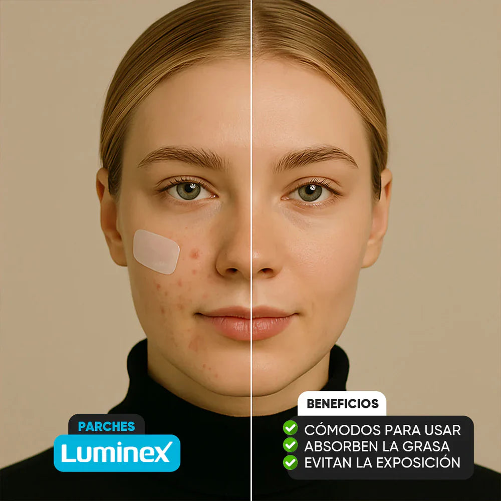 Pack de 10 Parches Anti-Acné Rectangulares | Luminex
