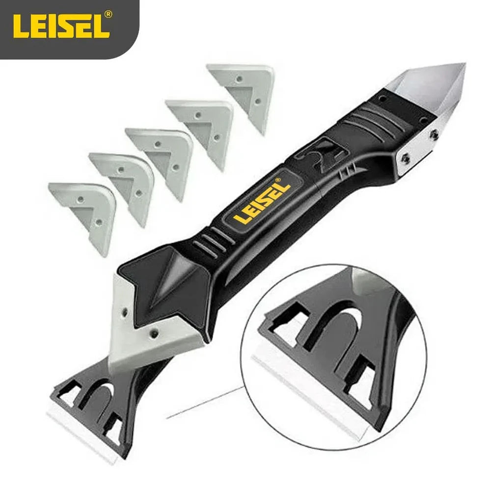 Espátula 5 en 1 para Colocar y Remover Calafateo | Leisel