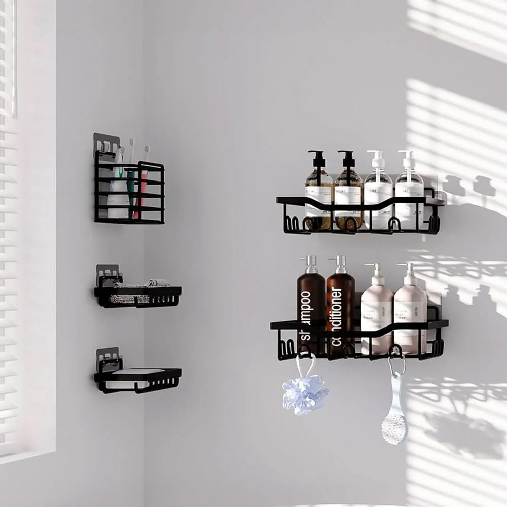 Set de 5 Organizadores para Ducha Minimalista | BathNest