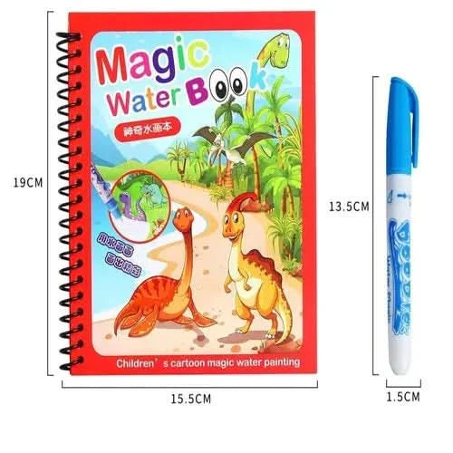 Set de 2 Libros Coloreables con Agua para Niños | MagicBook
