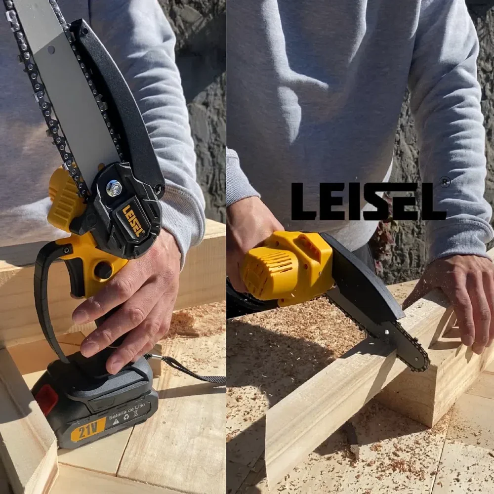 Mini Motosierra con dos baterías | Leisel