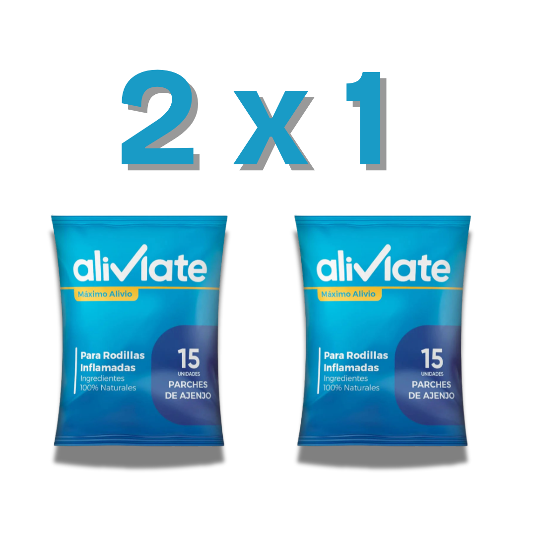 Pack de 15 Parches para Rodilla 2X1 | Aliviate