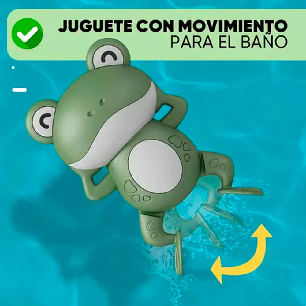 Pack de 4 Juguetes Nadadores para Baño | AquaFun