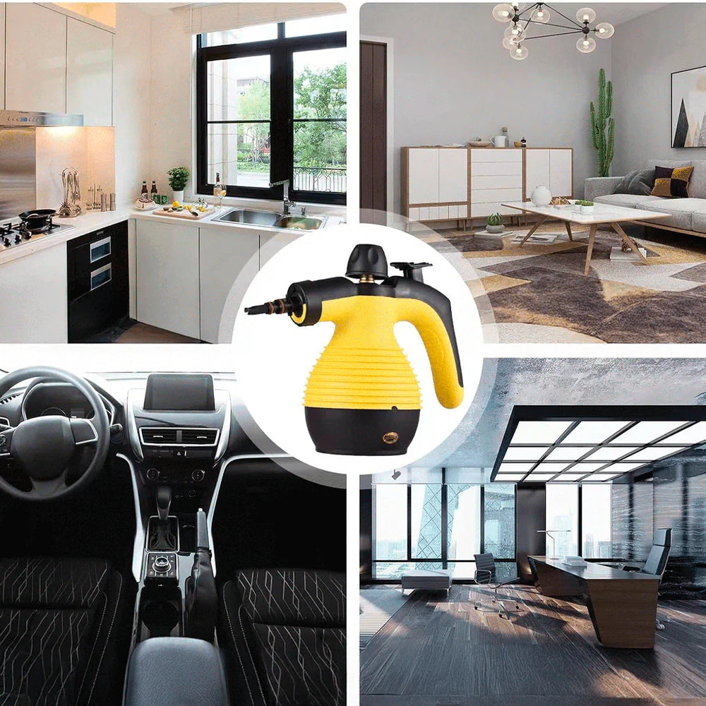 Maquina de Limpieza con Vapor 1050w con 6 Cabezales | SteamPro