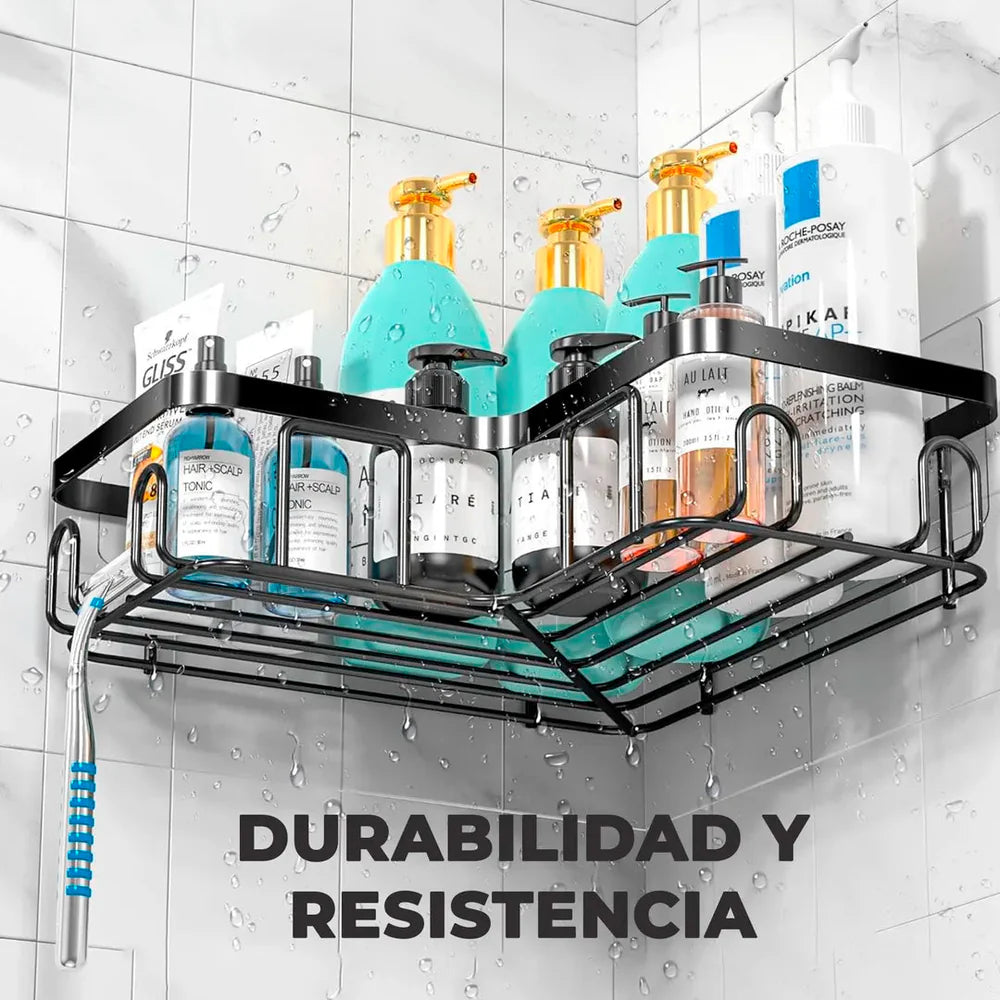 Set de 5 Estantes para Baño con Esquineros Autohadesivo | CornerNest
